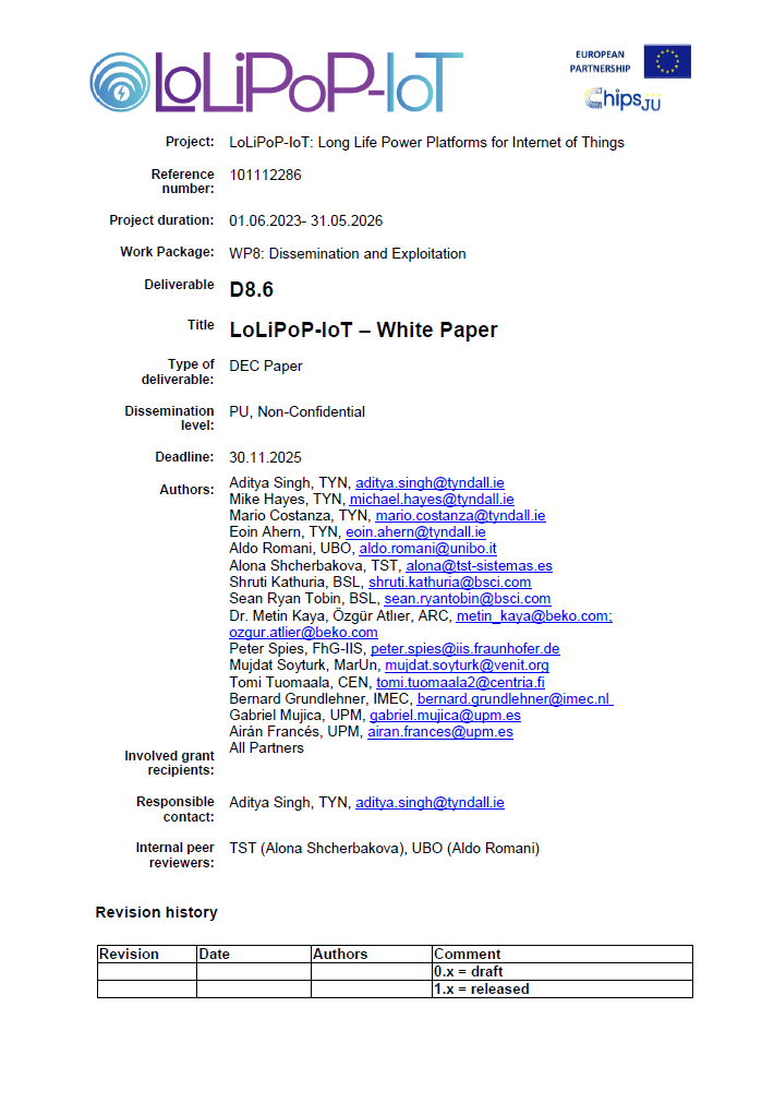 LoLiPoP-IoT White Paper